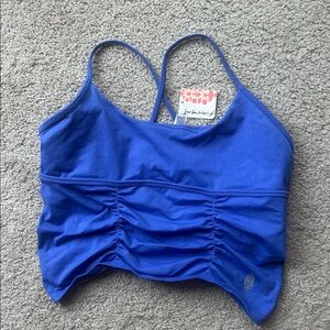 Electric Cobalt FP MOVEMENT Ruched Tank Top